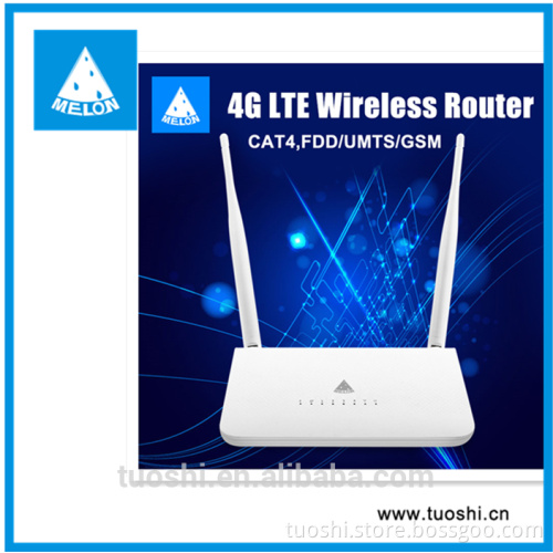 4G LTE CPE indoor router with sim card slot,external antennas,Cat 4,factory supplier LT15